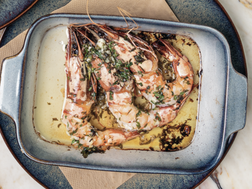 Gamberoni al Forno (Hoofdgerecht)