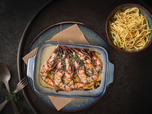 Gamberoni al Forno (hoofdgerecht)