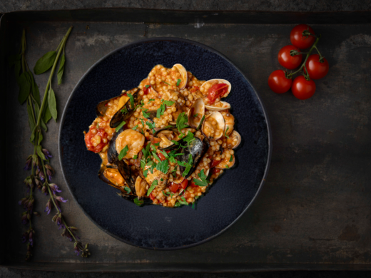 Suggestie: Fregola alla Frutti di Mare