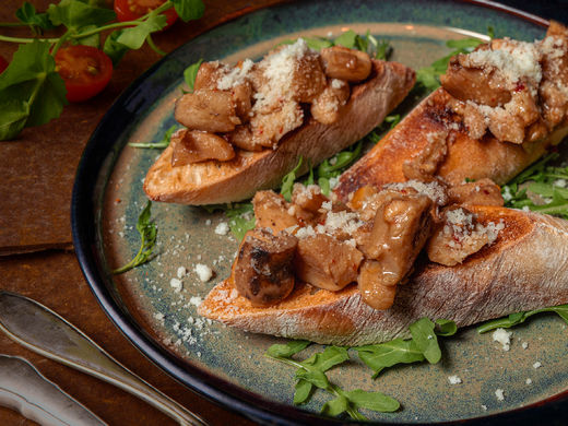Bruschetta con Porcini