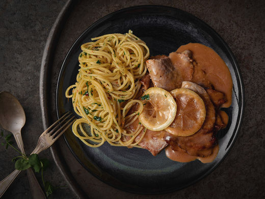 Suggestie: Scaloppine al Limone