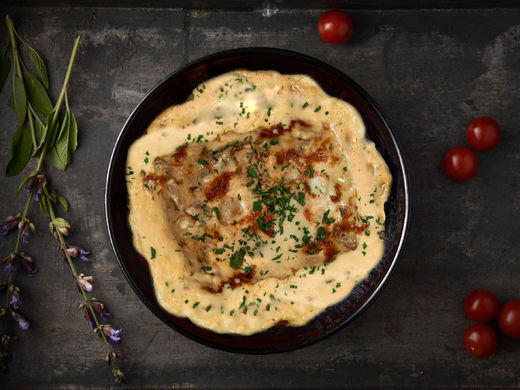 Suggestie: Lasagna Bianca con Salsiccia e Porcini