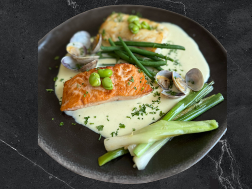 Duo van schelvis en zalm