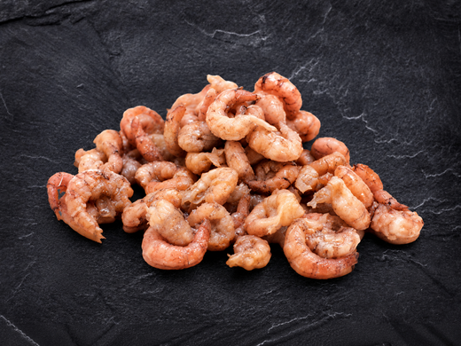 Gepelde grijze garnalen (100g)