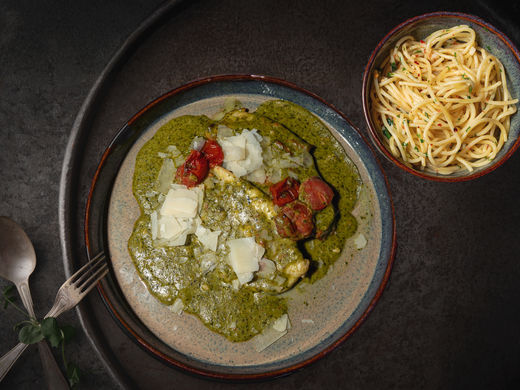 Suggestie: Pollo al Pesto