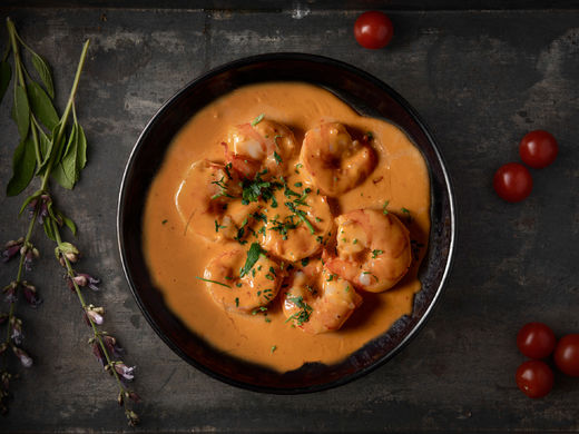 Scampi all'Aglio met lookroom