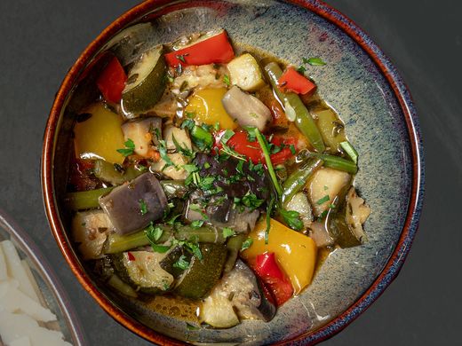 Verdure calde al forno