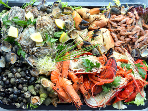 Nino Seafoodschotel kreeft (€ 63.00/ per persoon)
