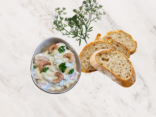 Grijze garnaalsalade (100g)