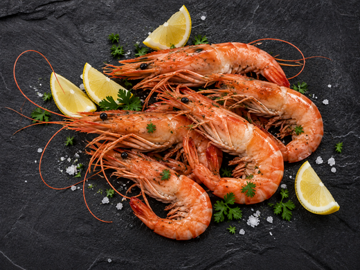 Gekookte gamba's (250g)