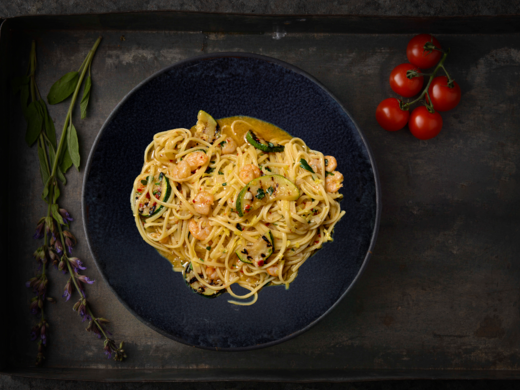Suggestie: Linguine alle Zucchine e Gamberetti